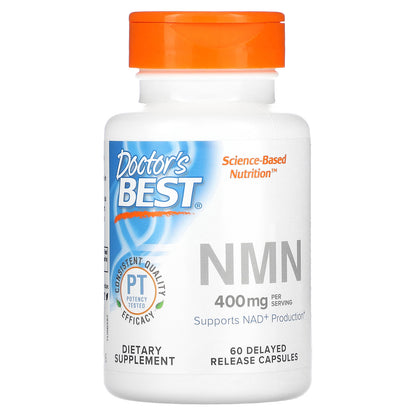 Doctor's Best NMN, 200 mg, 60 Delayed Release Capsules
